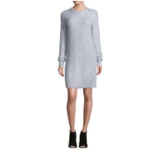 Michael Kors Sweaters - Michael Kors | Wool mohair crew neck sweater knitted dress